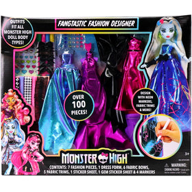 Tara Toys Monster High fashion set kit showcasing pink gown design for creative play