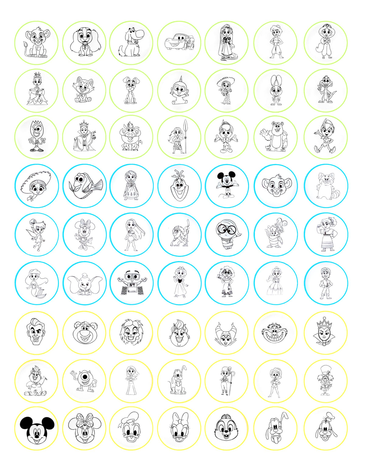 Tracing sheets let kids transfer shapes cleanly onto paper.