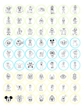 Tracing sheets let kids transfer shapes cleanly onto paper.