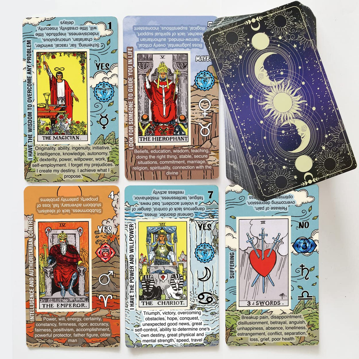 TAROTIKA beginners deck boxed in sturdy packaging for long-term use