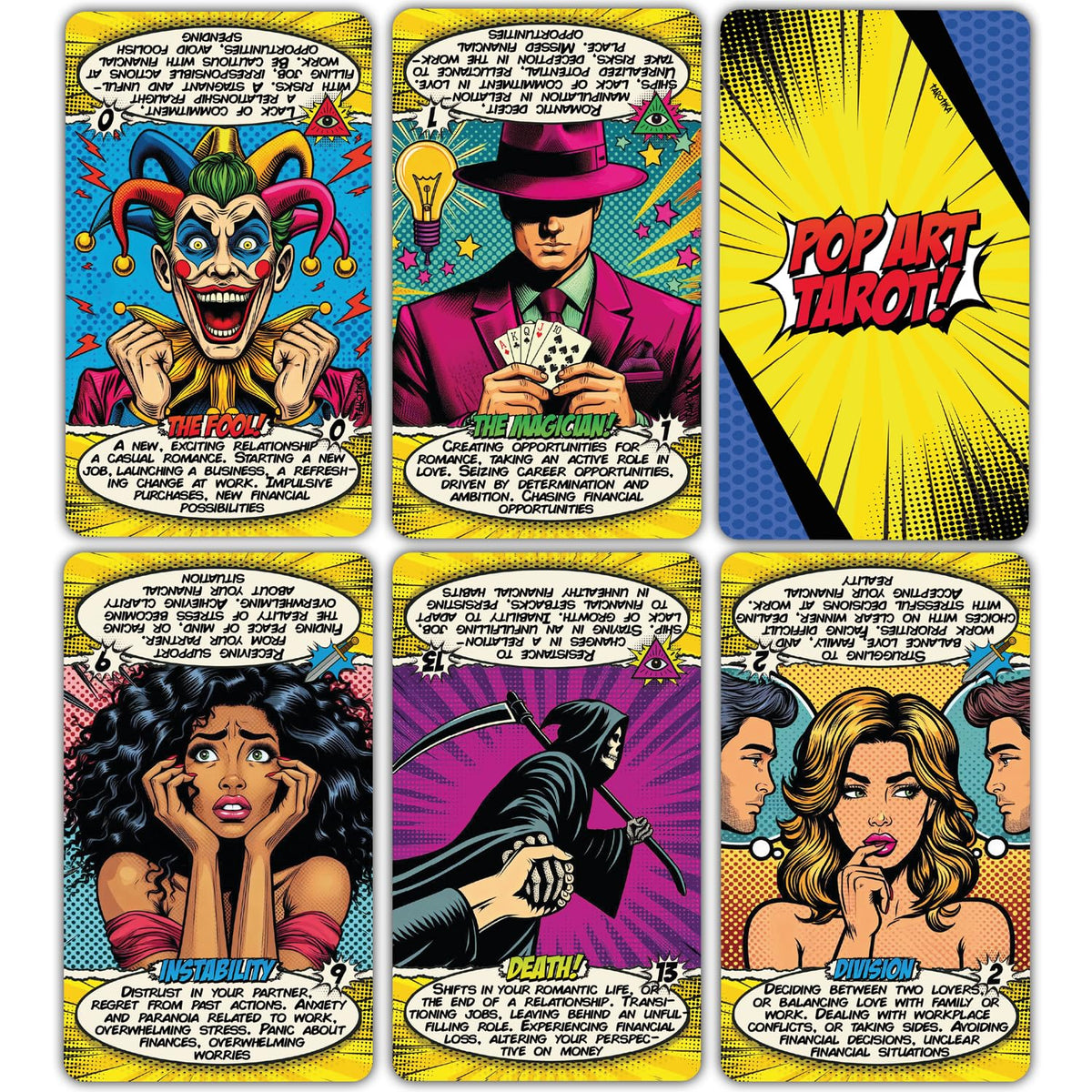 Premium 400 GSM cardstock and modern design offer a collectible tarot experience.