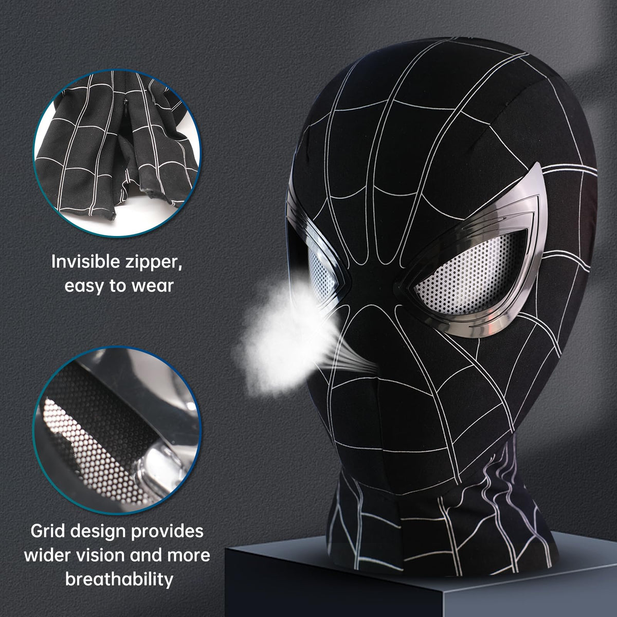 Tarrshiney Spider Hero mask accessories included for instant play-ready setup.