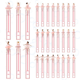 Tasdurian ballet girl bubble wand pink style 1 for party favors and playful bubble fun