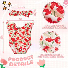 Tasdurian pink dress for 17-22 inch reborn dolls enhances creative dressing