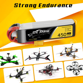 TATTU 75C discharge 2S battery for strong micro quad bursts