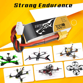 TATTU compact 2S LiPo with XT30 connector for tiny drones