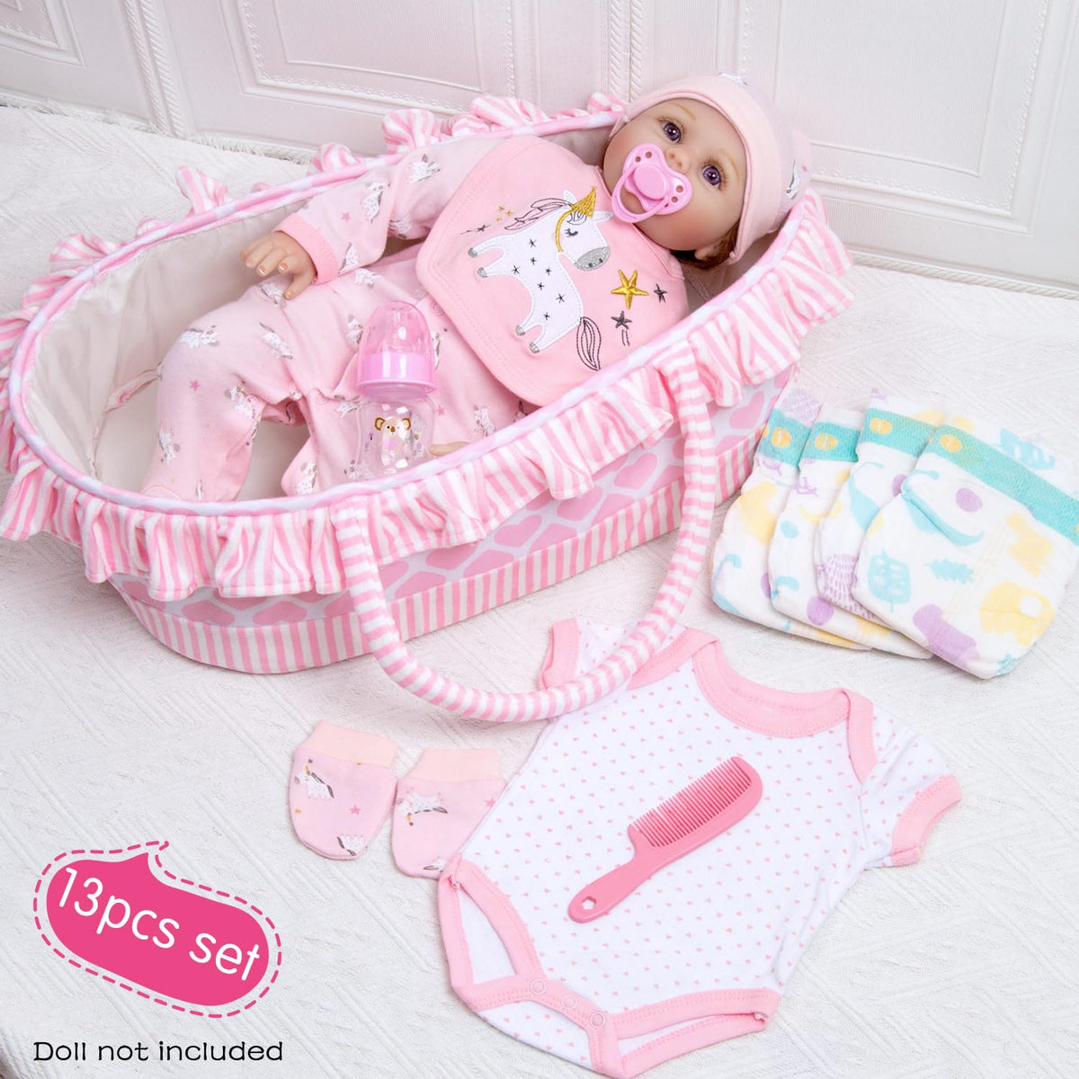 TatuDoll diaper set completes realistic doll care scenarios