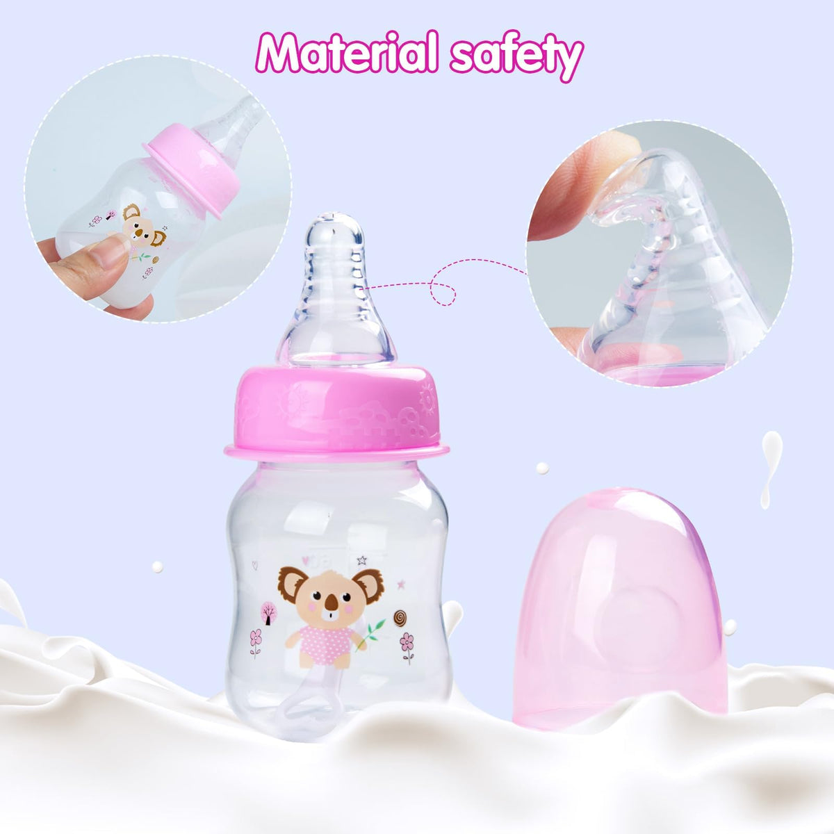 Tatudoll reborn baby play set perfect for imaginative care routines.