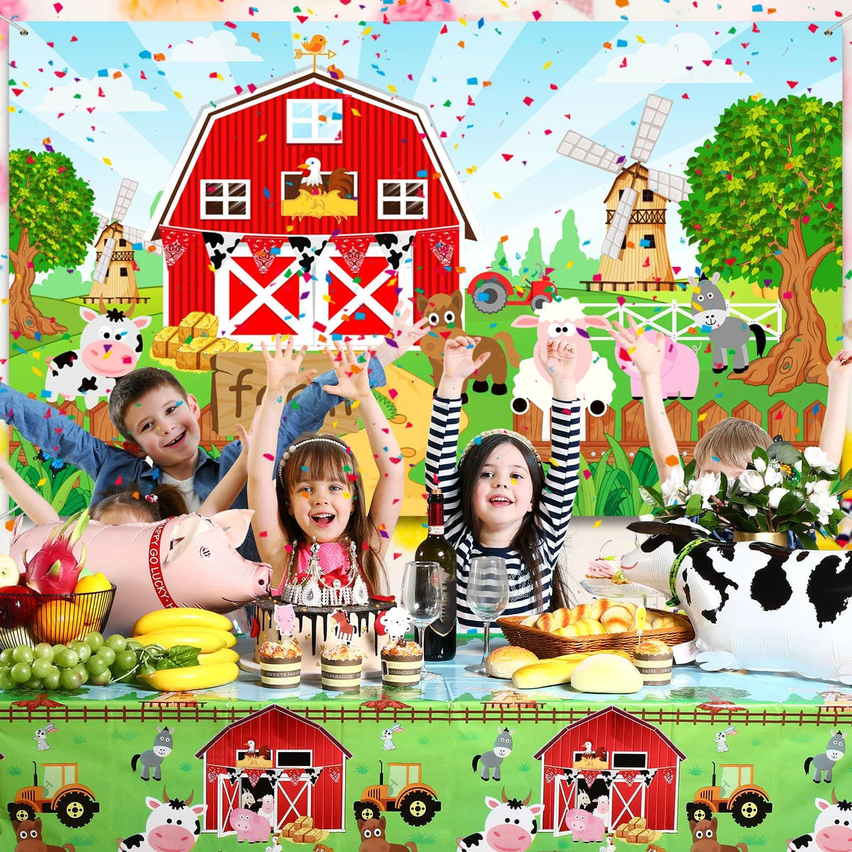 Tatuo brown balloons pack offers earthy tones for barnyard decor