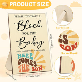 Tatuo wooden baby blocks for DIY crafts and keepsake memories.