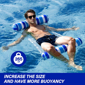 Tavaleu buoyancy pillows support gentle suspension while you float.