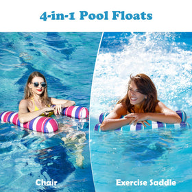 Tavaleu pool floats center mesh seat keeps you buoyant and comfy.