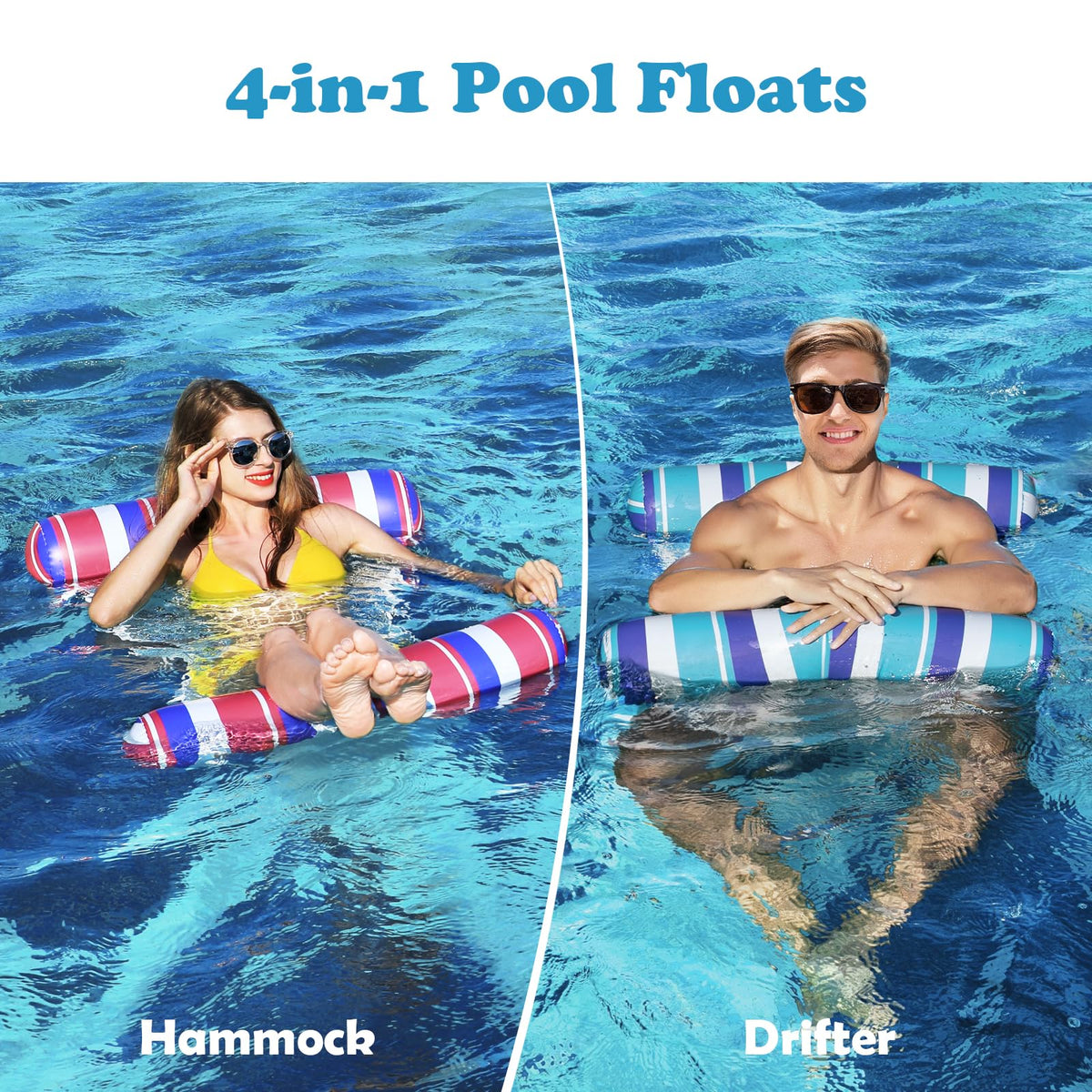 Tavaleu pool floats ergonomic pillows support head and neck in water.