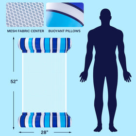 Tavaleu mesh fabric cushions you in place when you drift.