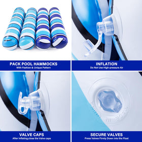Tavaleu Pack-n-Go design inflates quickly for pool days or trips.