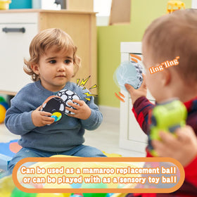 Tayerop bell-rattle ball for Mamaroo swing with gentle bell sound