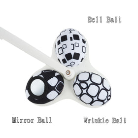 Tayerop reflector mirror ball provides visual play with deforming reflections
