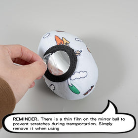 Tayerop soft fabric ball is washable for easy cleanup.