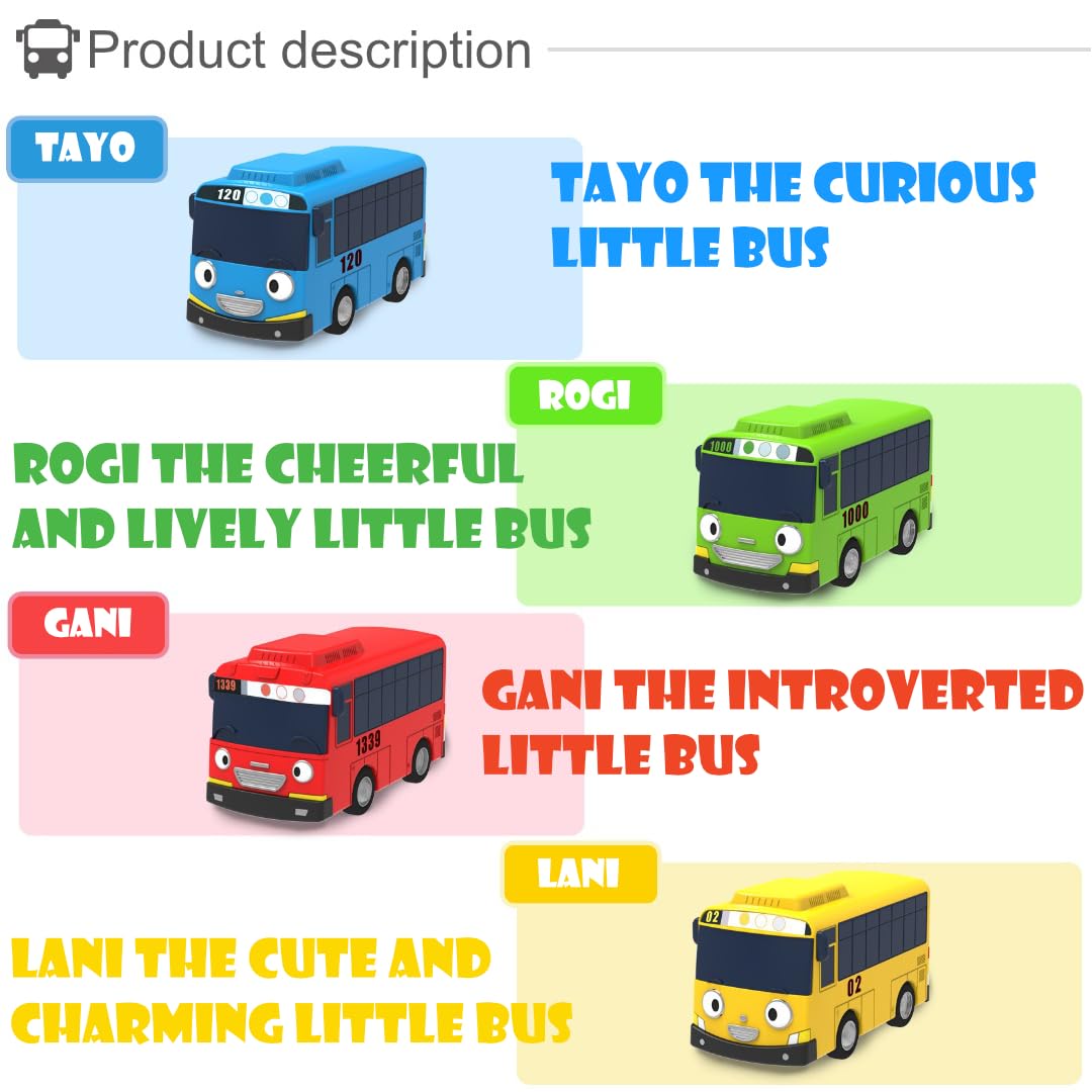 Tayo Special Minibus Set age suitability 37 months and up