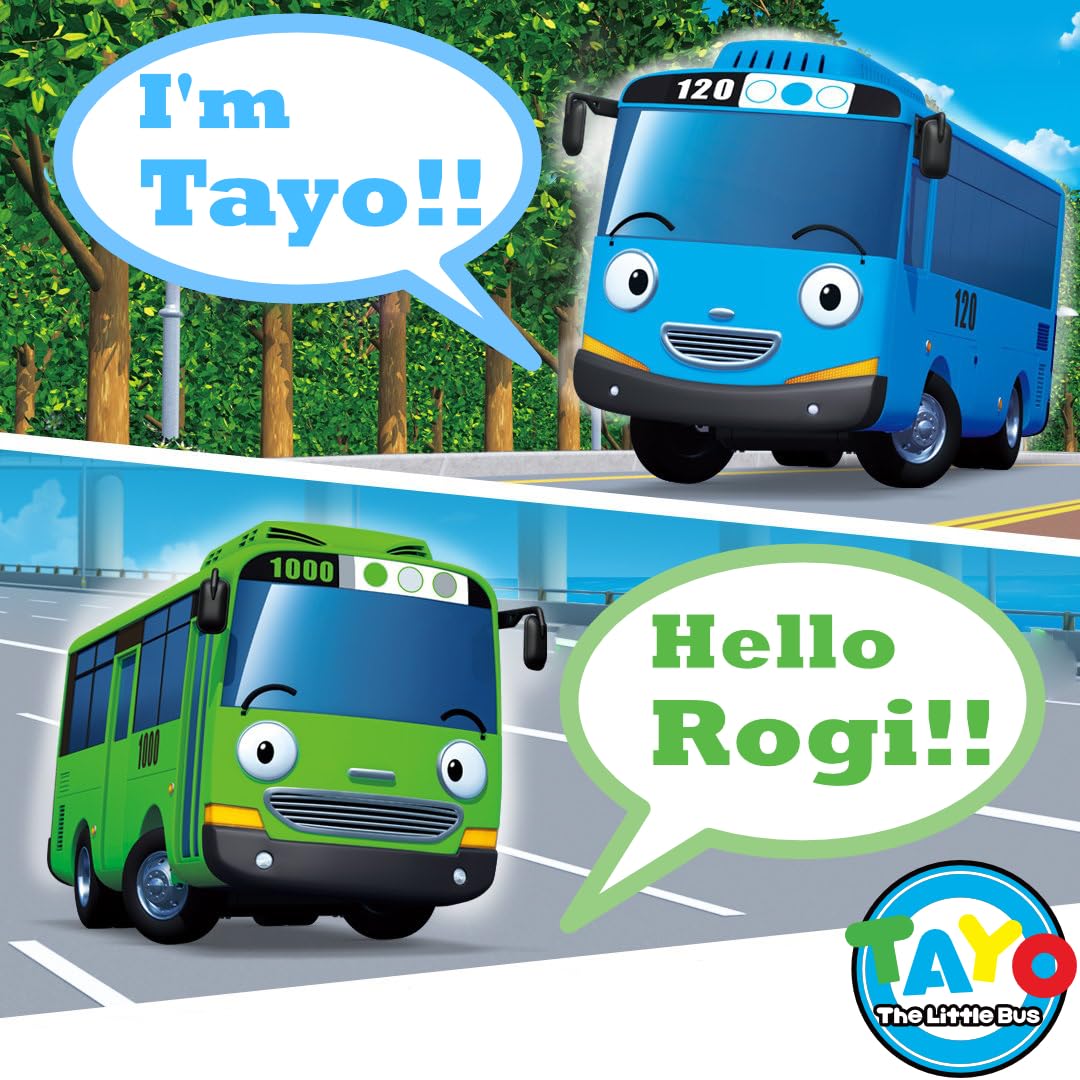 Tayo Special Minibus Set in action for role-play with friends