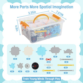 Tazakure storage box keeping blocks neatly organized after play