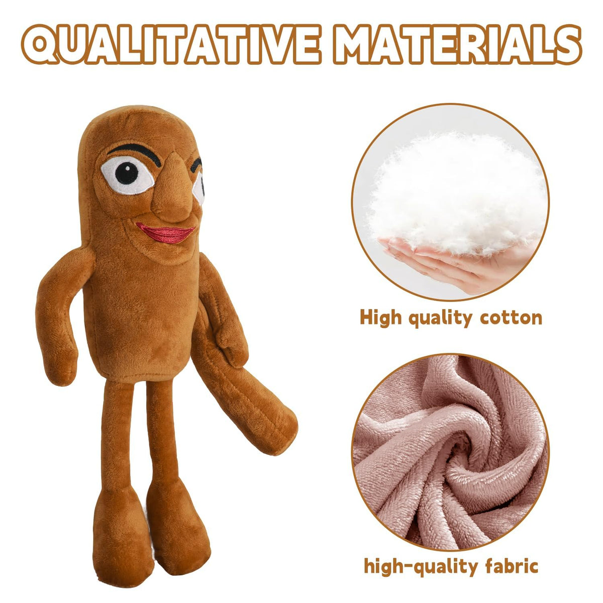 TBKETR Italian Brainrot Sahur plushies face detail, friendly features for kids' play