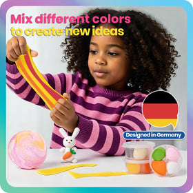 TBOLINE bunny egg clay kit ideal for safe, non-messy school projects