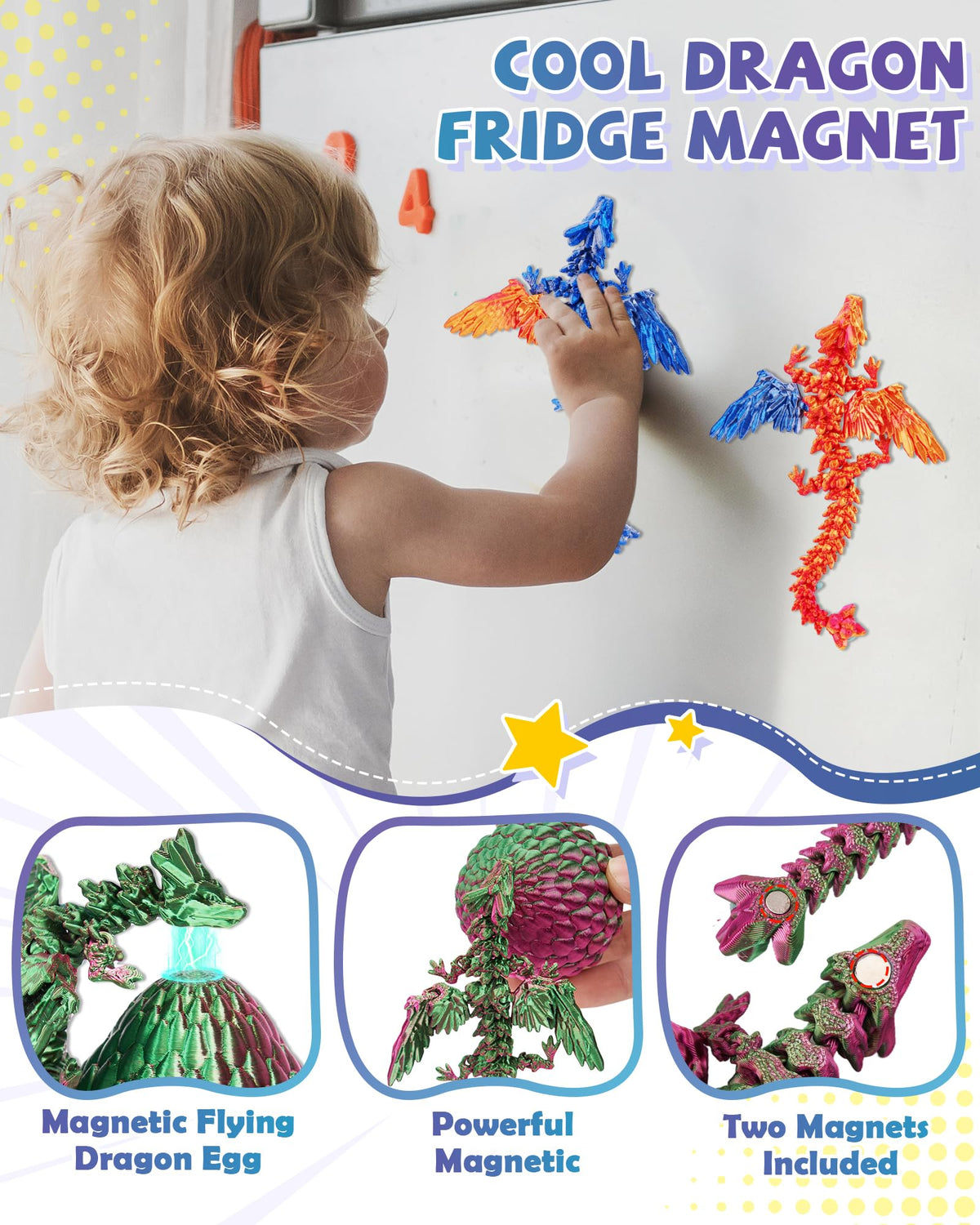 TBOLINE DIY dragon pose option encourages creativity and storytelling.