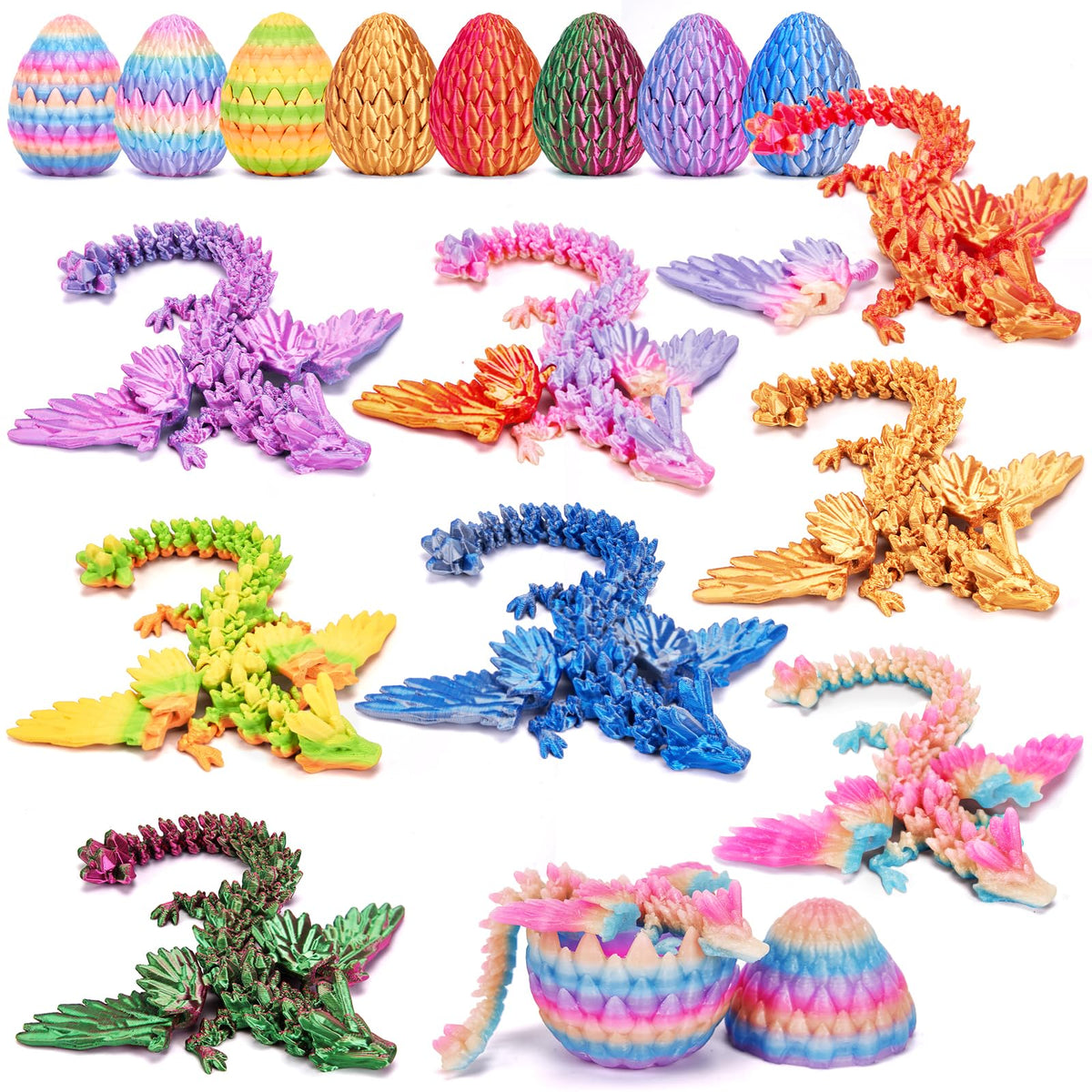 TBOLINE dragon eggs 4-pack ready for imaginative play and party favors.