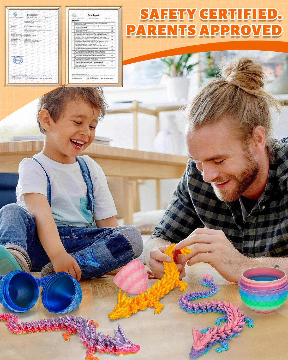 TBOLINE eco-friendly PLA egg designed for safe, kid-friendly play.