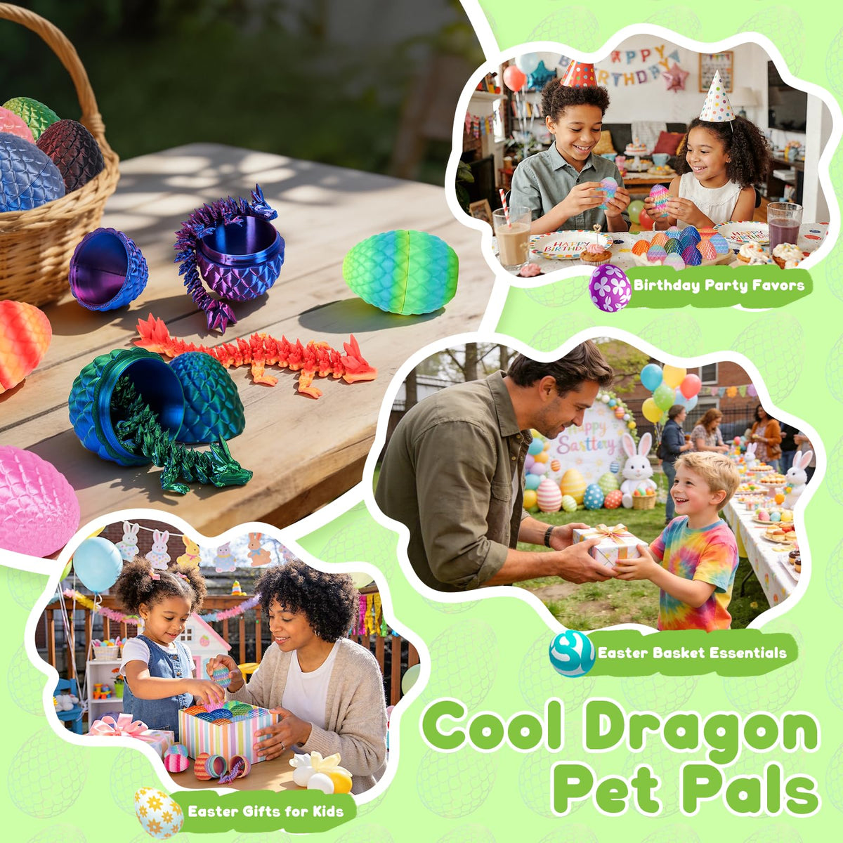 TBOLINE non-toxic-pla-dragon-egg offers safe, durable craft fun.