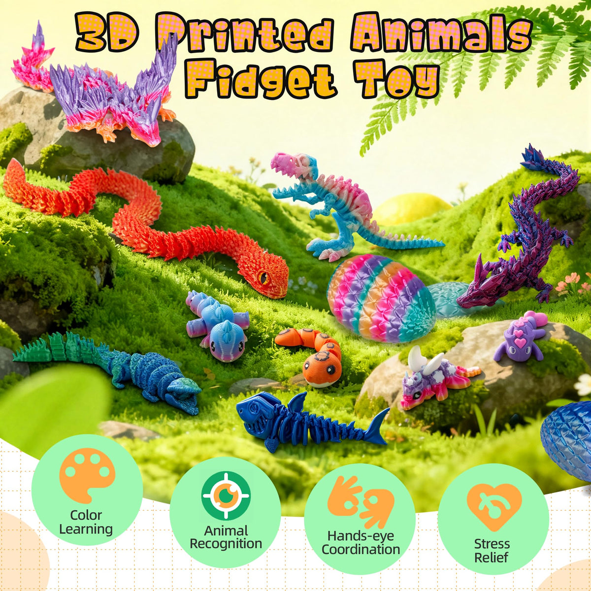 TBOLINE poseable figures encourage fine motor skills through gentle twisting and bending.