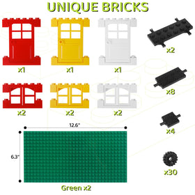 Tcamgoi bricks with doors and windows for interactive storytelling