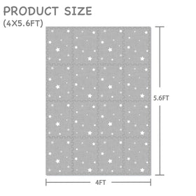 Waterproof surface on the mat allows quick cleanup after spills and mealtime adventures