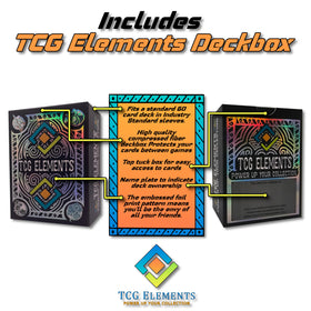 TCG Elements Digimon Starter Bundle deck box provides secure storage for your collection.