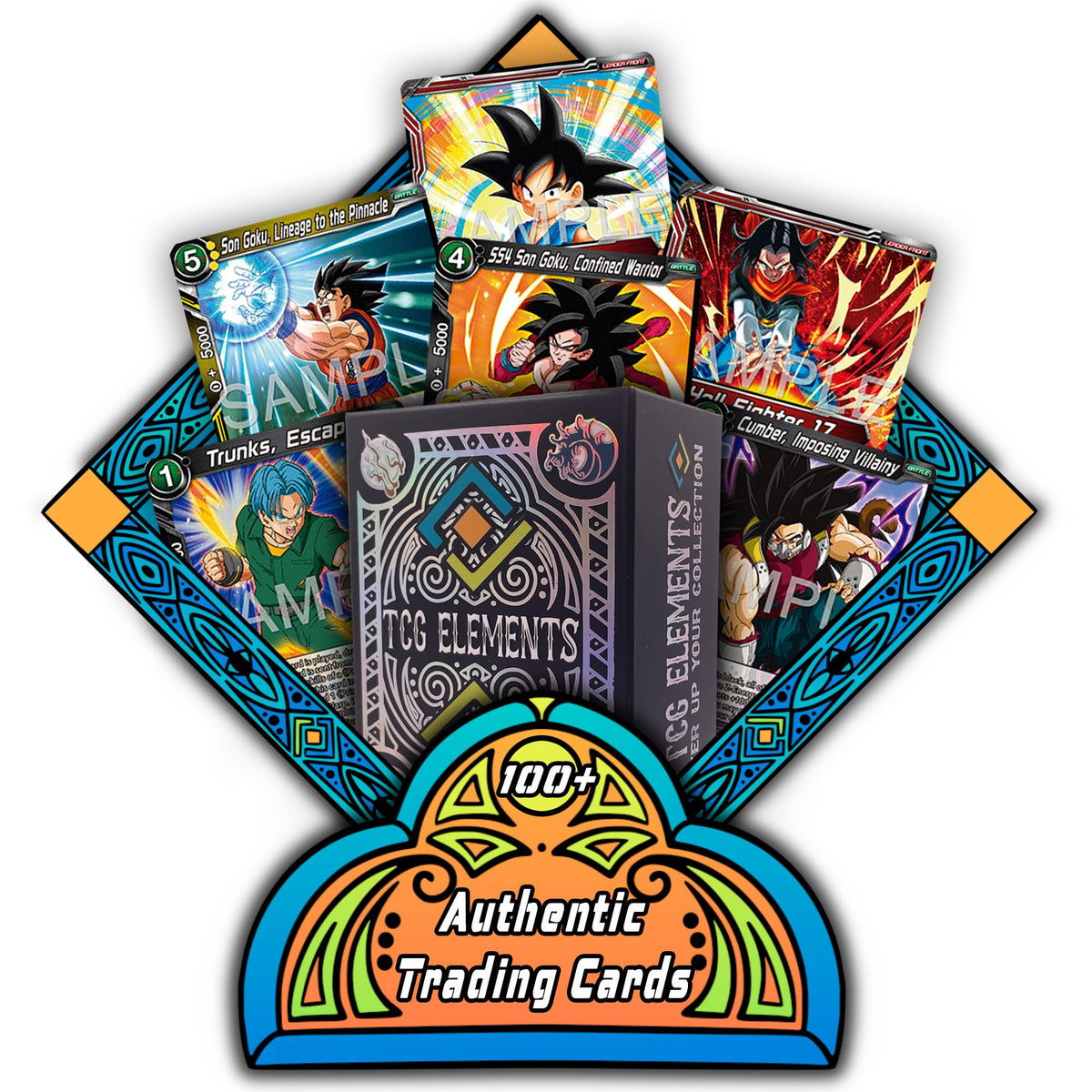 TCG Elements Dragon Ball Super Masters Starter Bundle - foil cards add shine to your collection.