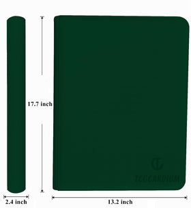 TCGCARDIUM 1660+ Pockets ringless sleeves close-up protects cards during quick flips.