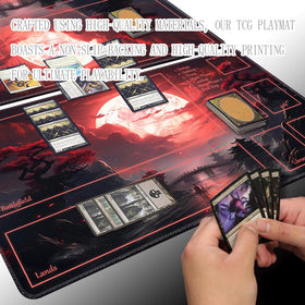 TCGMAT MTG Playmat high-detail print preserves artwork on game surface.