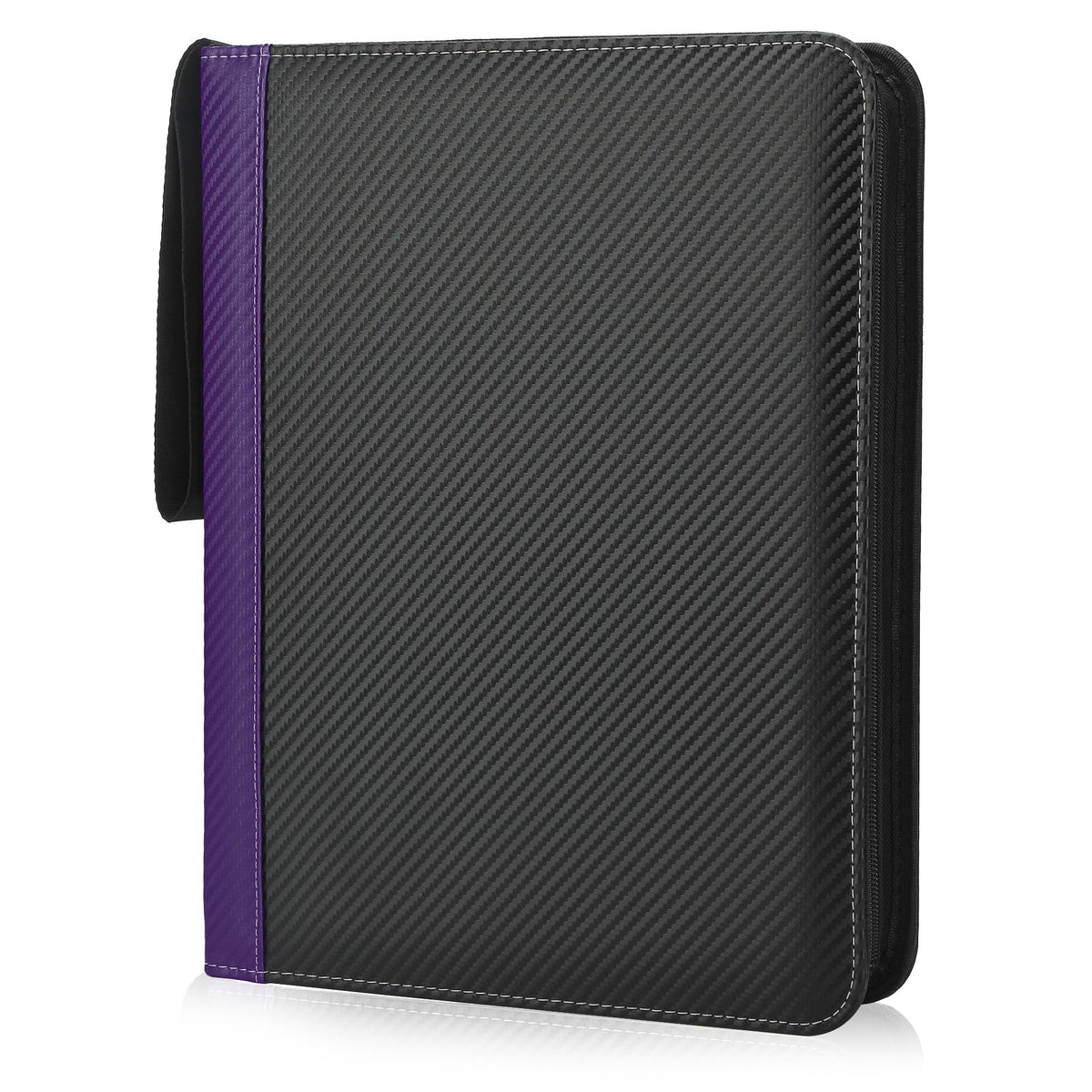 TCGUARD 9-pocket binder front cover in purple for organized display and protection.