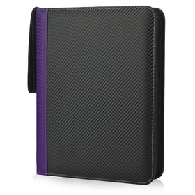 TCGUARD 9-pocket binder front cover in purple for organized display and protection.