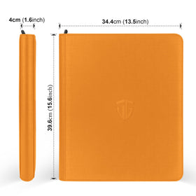 Top-loader compatible layout keeps sleeved cards secure during storage.