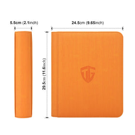 TCGUARD binder cover with textured PU leather for durable, premium feel.