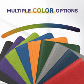 Binder with stacked cards demonstrating organized storage with TCGUARD.