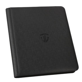 TCGUARD Toploader Binder front view with shield design for premium protection