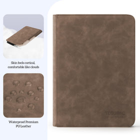 TCGUARD binder with clear pockets displays cards clearly for fast trades.
