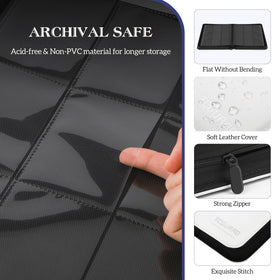 TCGUARD clear pocket display enables easy card viewing and selection.