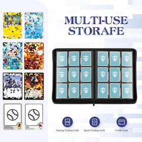 TCGUARD binder clear pocket pages displaying cards at a glance.