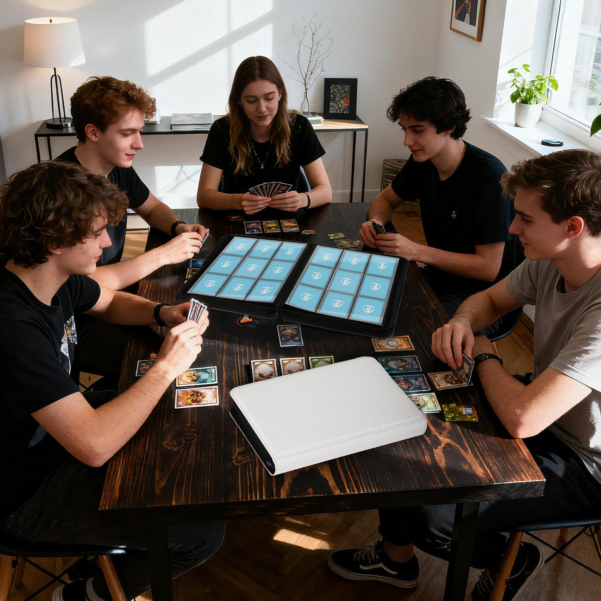 TCGUARD portable design helps keep cards organized on the go.