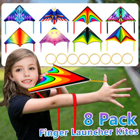 Tcvents kite launcher with rubber bands ready to launch for fun