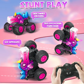 Tcvents off-road tuned toy car handles grass and pavement with a sturdy build.